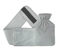 Homealexa Borsa dell'acqua Calda, Bottiglia di Acqua Calda, Super Morbida Copertura in Peluche, Gomma Naturale Capacità 1L, Perfetta per Alleviare il Dolore su Dolori o Ferite