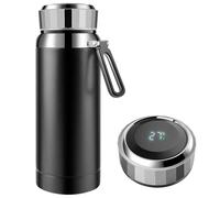 Homealexa Tazza da Viaggio 800ml in Acciaio Inox 304, Borraccia Termica con Display Touch per Temperatura, Tazza Isolata Caldo/Freddo