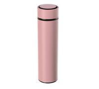 Homealexa Thermos da 500 ml, in acciaio inox 304, display touch screen non LED, thermos per casa, ufficio, viaggi, sport (rosa)