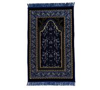homeart Tappeto da preghiera musulmana, morbido peluche sottile, tappetino per preghiera islamica, Janamaz, Sajada, tappeto per preghiera, regalo islamico per uomini e donne, regalo Ramadan Eid Hajj,