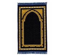 homeart Tappeto da preghiera musulmana, morbido peluche sottile, tappetino per preghiera islamica, Janamaz, Sajada, tappeto per preghiera, regalo islamico per uomini e donne, regalo Ramadan Eid Hajj,