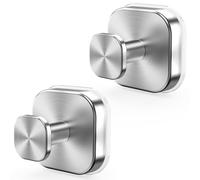 HOMEASY Gancio Autoadesivo a Ventosa 2 Pezzi Multifunzione per Bagno e Cucina Appendidi Asciugamani Spugne Decorazioni Natalizie Massimo Carico 3kg Design Elegante e Resistente per Superfici Lisce