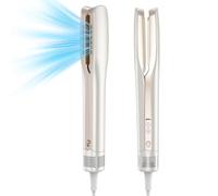 HOMEASY Piastra Asciuga e Stira Capelli 2 in 1：Controllo Intelligente della Temperatura, 3 Livelli di Calore, Motore 110.000 RPM, Asciuga e Stira in un Passo, Addio Danni da Calore