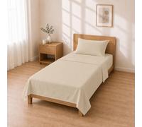 Homebliss Completo Letto Microfibra 90x200+30 / 160x280 + 50x80 1PCS, Beige