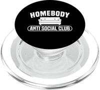 Homebody Anti Social Club Funny Introvert Design PopSockets PopGrip per MagSafe
