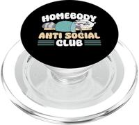 Homebody Anti Social Club Funny Introvert Design PopSockets PopGrip per MagSafe