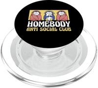 Homebody Anti Social Club Funny Introvert Design PopSockets PopGrip per MagSafe