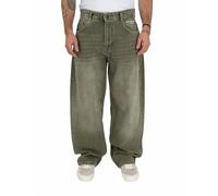 Homeboy Unisex x-tra Monster Dye Denim Pantaloni Washed Green 26 L30