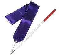HOMEBT 2M Pezzi Nastri Streamers per Danza Nastri per Ginnastica Ritmica Bacchette con Nastro per Bambini Danza Artistica, Rotazione di Bastone Viola