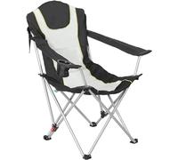 HOMECALL Sedia da Campeggio, Nero Argento
