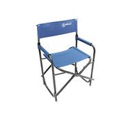 Homecall Sedia pieghevole da campeggio in alluminio con schienale colore blu