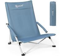 Homecall Sedia pieghevole da spiaggia colore blu