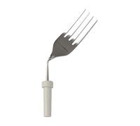 Homecraft Kings Angled Cutlery Utensils, Left Handed Fork, (Eligible for VAT Relief in the UK) Adaptive Dining Aid for Limited Wrist or Arm Movement, Elderly, Disabled, Arthritis, Make Eating Easier