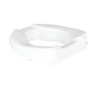 Homecraft Savanah Raised Toilet Seat Without Lid, 5cm (2"), Elongated Toilet Seat for Elderly, Handicapped and Disabled Individuals, Adjustable Bracket Bathroom Aid(Eligible for VAT relief in the UK)