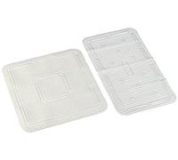 Homecraft Soft-Feel Bath Mat, Comfortable Mat for Safety and Security, Helpful for Elderly Seniors or Children, White, Large, Long, Non-Slip Mat, Suction Cups, Mum, Dad, Kids, Disabled, Handicapped