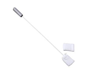 Homecraft Toe Washer, Foot Cleaning Brush, Self Cleaning Aid for Personal Care and Hygiene, Bathroom Assistant for Elderly, Handicapped, and Disabled users, Terry Cloth Long Handled Foot Brush