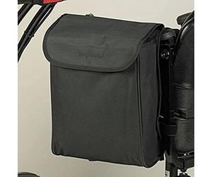Homecraft Wheelchair/Mobility Scooter Pannier Bag, Versatile Storage, Waterproof & Washable, Multiple Pockets, Hook & Loop Fastener to Armrest, Disabled & Elderly, (Eligible for VAT relief in the UK)