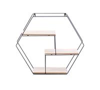 Homede Aluvia - Scaffale da parete in filo metallico, design industriale moderno