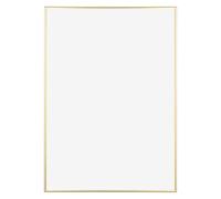 Homedecoration - Cornice 25x35 cm - Oro - Cornice per foto in Metallo con vetro plastico Antiriflesso - Cornice portafoto 25x35 cm - Kampen