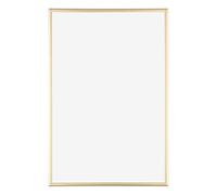 Homedecoration - Cornice 32x45 cm - Oro - Cornice per foto in Metallo con vetro plastico Antiriflesso - Cornice portafoto 32x45 cm - Kampen