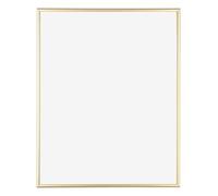 Homedecoration - Cornice 35x45 cm - Oro - Cornice per foto in Metallo con vetro plastico Antiriflesso - Cornice portafoto 35x45 cm - Kampen