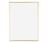 Homedecoration - Cornice 60x80 cm - Oro - Cornice per foto in Metallo con vetro plastico Antiriflesso - Cornice portafoto 60x80 cm - Kampen