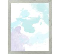 Homedecoration Misano MDF kantiger Bilderrahmen im Bauhausstil 21 x 34 cm Farbe wählbar 34 x 21 cm Hier: Pinie gekälkt mit spiegelfreiem Acrylglas 1 mm