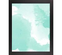Homedecoration Misano MDF kantiger Bilderrahmen im Bauhausstil Farbe wählbar 71 x 94 cm 94 x 71 cm Hier: Schwarz gemasert mit spiegelfreiem Acrylglas 1 mm