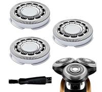 HomeDejavu 3 Pezzi SH90 Testine di Rasatura, Lame di Ricambio per Rasoio da Uomo Philips, Testina di Ricambio per Rasoio, con Spazzola di Pulizia, Accessories for Series 9000 (S9xxx) Wet Dry Shaver