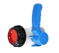 HomeDejavu IBC Container Valvola Rubinetto DN50 (75 mm) & Adattatore per Serbatoio IBC - Valvola Farfalla Scarico, Diametro Interno 62 mm - Raccordi Tubo per Giardino, Uscita Liquido Antispruzzo