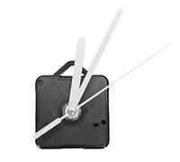 HOMEDEK 1 Confezione Di Ricambio Orologio Da Parete Diy Parti Di Riparazione Movimento Pendolo Meccanismo Orologio Al Quarzo Motore Kit Di E Raccordi (Nero)