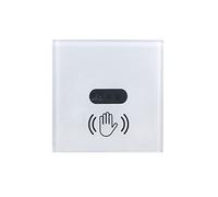 HOMEDEK Interruttore Luce Intelligente da Parete Sensore IR a Infrarossi Nessun Bisogno Pannello Touch Screen in Vetro Accensione Elettrica Lampada Spenta Spina Europea