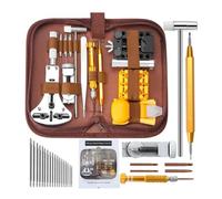 HOMEDEK Kit di Riparazione 'Orologio per Rimuovere il Cinturino, Aprire il Fondo, Riparare Gli Strumenti di Fissaggio e Regolazione 'Orologio (149 Pezzi)