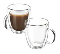 homEdge Bicchieri isolati a doppia parete, 380ml, set da 2