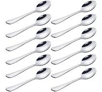 homEdge Cucchiaino da caffè in acciaio inox, 12,7 cm, mini cucchiaini da caffè per dessert e tè Demitasse, set da 12