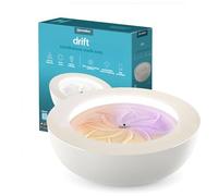 HoMedics Drift Sandscape, Sabbia Cinetica, Macchina a Movimento Perpetuo, Giardino Zen, Accessori per Meditazione, Paesaggio Sabbioso Decorativo, Bluetooth, IOS, Android 21 Pollici (Large), Crema