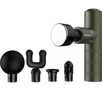 HoMedics MYTI Massaggiatore Elettrico Portatile Riscaldato con 5 Accessori e 4 Livelli di Intensità - Massaggiatore per i Tessuti Profondi, Sollievo dal Dolore, Massaggio a Percussione - Verde