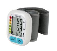 HoMedics, Misuratore di Pressione da Polso, Sfigmomanometro Automatico Compatto e Portatile, Veloce e Facile per Misurare e Memorizzare fino a 60 Misurazioni della Pressione Sanguigna