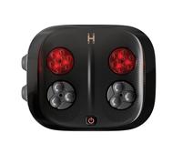 Homedics ModMassage Massaggiatore Shiatsu per Piedi con Calore, Testine Intercambiabili a Impastamento Profondo, Doppia Intensità, Massaggiatore Elettrico Piedi con 2 Testine Amovibili