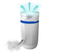 HoMedics Purificatore d'Aria, Filtro HEPA a 360°, Tecnologia con Luce UV-C Elimina Odori, Allergeni, Virus, Batteri e Germi Piccoli fino a 0.3 Microns, Flusso d'Aria 184.3 m3/h