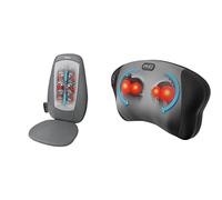 HoMedics Sedile Massaggiante Shiatsu, Massaggiatore Schiena, Spalle e Zona Lomba