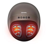 HoMedics Shiatsu Air Pro Massaggiatore per Piedi - Massaggiatore Elettrico per Piedi con Compressione d’Aria, Calore Opzionale e Massaggio Shiatsu Profondo, Regalo per Donne e Anziani