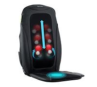 HoMedics Shiatsu Back Massage Chair - Poltrona massaggiante Shiatsu per schiena, collo e spalle, per casa e ufficio con 3 intensità, cuscino regolabile per il collo e opzione oli essenziali