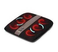 HoMedics Shiatsu Deluxe Massaggiatore per piedi - Massaggiatore elettrico con calore rilassante, 28 nodi rotanti e controlli Toe-Touch, Sollievo mirato per lenire i piedi doloranti e sovraccarichi