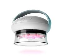 HoMedics Smoothee IR, Massaggiatore Anticellulite con Riscaldamento IR e Testina di Raffreddamento, Riduce la Cellulite e la Ritenzione Idrica, 4 Livelli di Aspirazione, 3 Coppette Intercambiabili