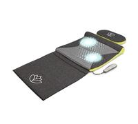 HoMedics STRETCH Mat XS - Ispirato allo yoga, intensità regolabile con telecomando, tappetino per yoga/yoga pre-programmato per schiena, spalle, fianchi, pieghevole, con cuscino di supporto, grigio