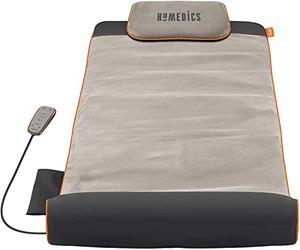 HoMedics Stretch, Tappeto Massaggiante, Tappetino Yoga con Lato Posteriore Regolabile, Rilassante, Migliora la Flessibilità, 4 Programmi di Trattamento Integrati, Pieghevole