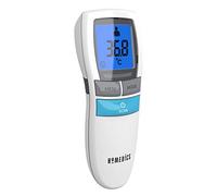 HoMedics Termometro Febbre Infrarossi No Touch, Misuratore di Temperatura Frontale Senza Contatto, Misurazione Istantanea in 1 Secondo, Display LCD di Facile Lettura, Allarme Febbre, Modalità Notte