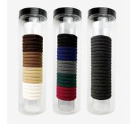 HOMEEE 60 elastici per capelli spessi, altamente elastici ed elastici, senza danni ai capelli (colori popolari)