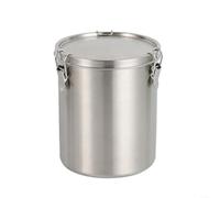Homefurnishmall Secchio di stoccaggio, serbatoi in acciaio inox, contenitore ermetico per la cucina, contenitore ermetico (2500 mm)